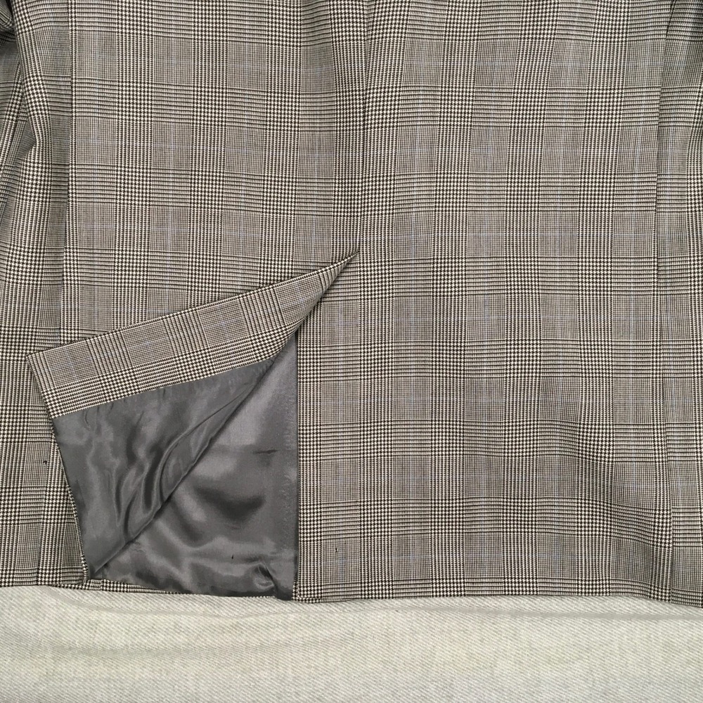 Brooks Brothers 346 Men's Blazer Suit Jacket Wool Cashmere Plaid Size 43R - Picture 12 of 12